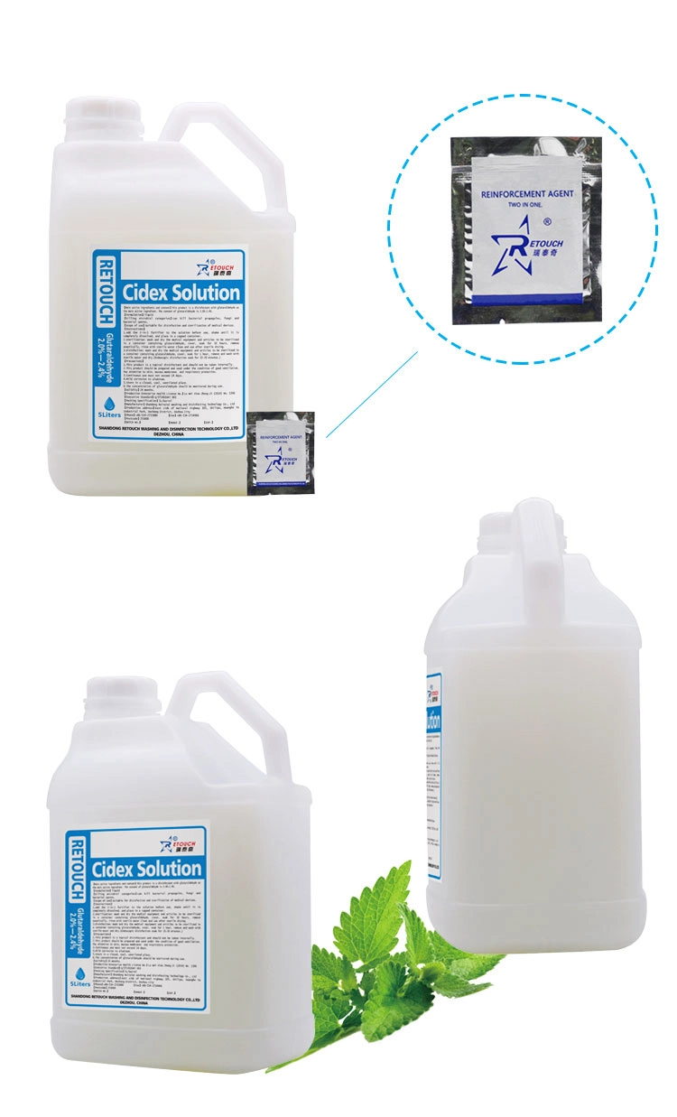 2% Glutaraldehyde Disinfectant for Medical and Surgical Instrument Disinfectant Cidex Solution