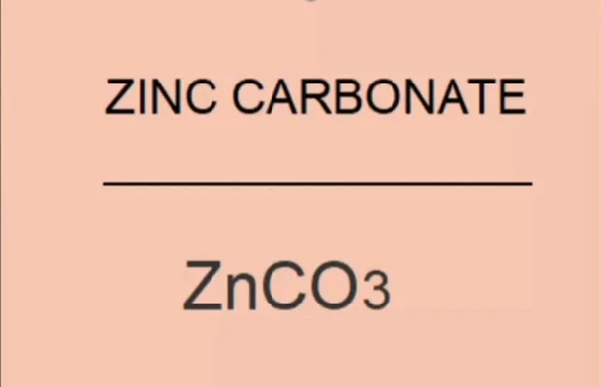 Znco3 고무는 탄산아연 베이스 57.5% 신발/안감 첨가제를 사용합니다.